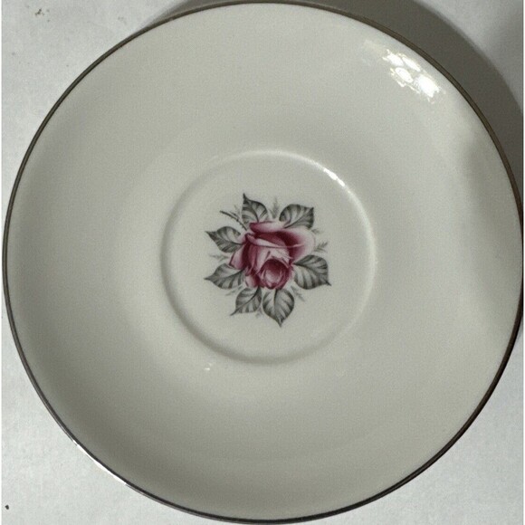 Royal Jackson - Parisienne Normandy Rose - 6" Saucer Plate - Set of 4 plates - Picture 2 of 11